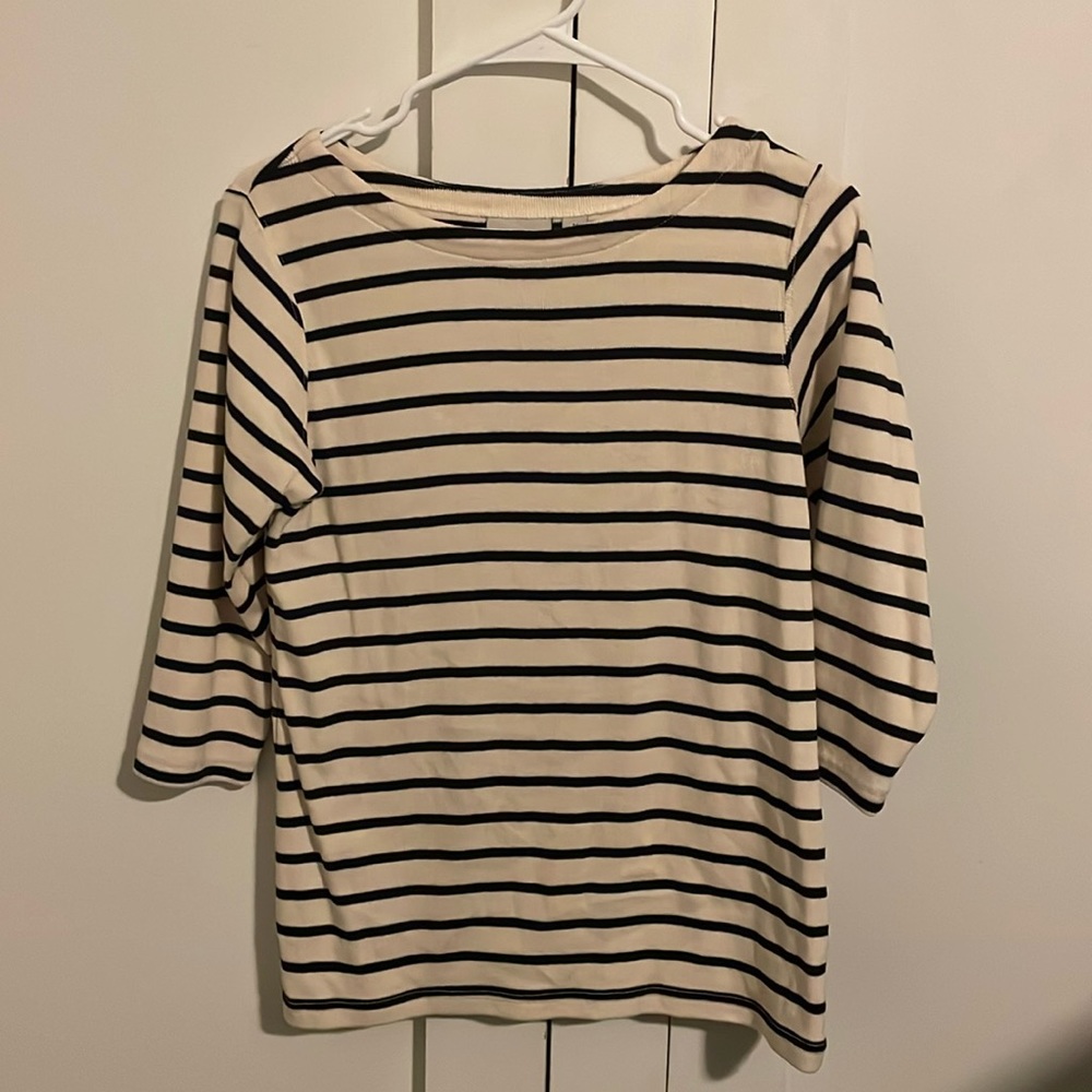 BRAND NEW LLBean Women’s Heritage Mariner Top - 3/4 Sleeve